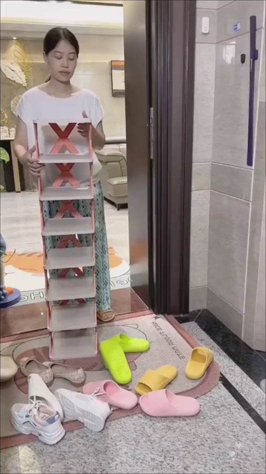 Smart Foldable Shoes Rack 6 Layer